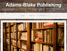 Tablet Screenshot of adams-blake.com